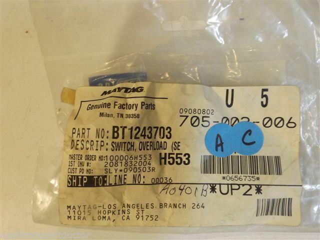 Maytag Whirlpool Air Conditioner BT9457001 NEW IN BOX Maytag Whirlpool Air Conditioner BT9457001 NEW IN BOX